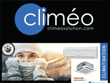 Tablet Screenshot of climeosolution.com